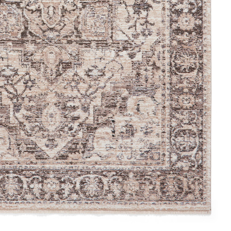 Vintage area rug Machine Woven Rectangle Grey, Rectangle 120 x 170cm