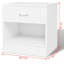 Doraville 1 Drawer Bedside Table-34963351
