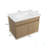 Vedat 23.81'' Single Bathroom Vanity with Solid Wood Top