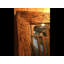Joffre Solid Wood Framed Wall Mounted Full Length Mirror in Brown