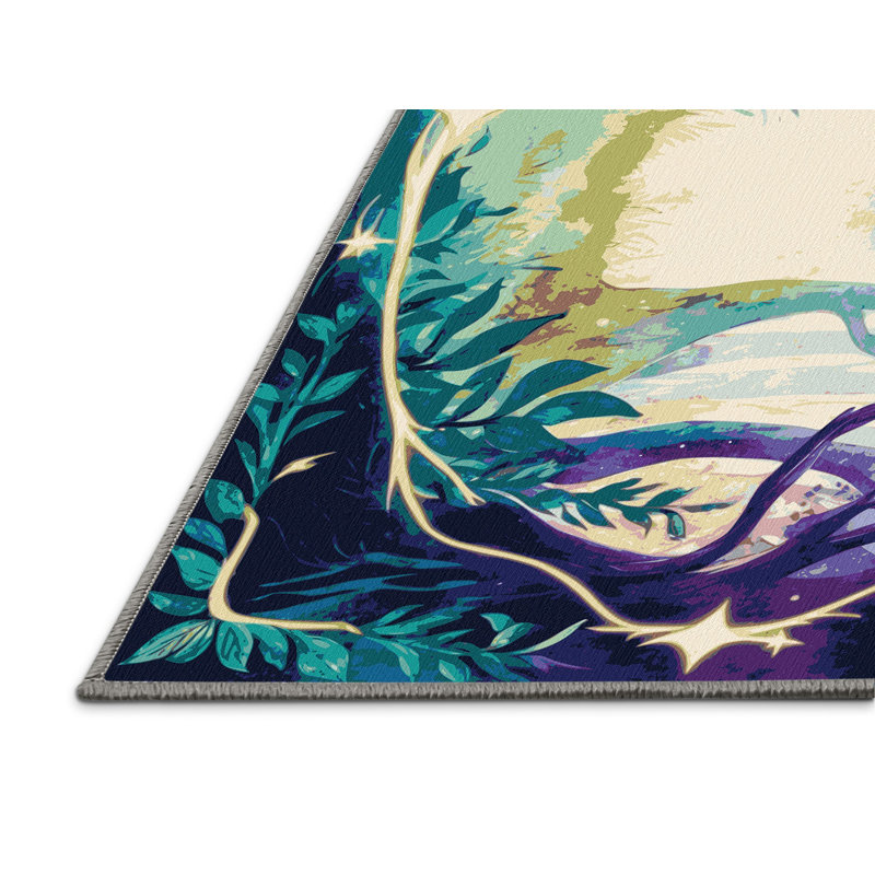 Spirit Tree Rug, Square 5'
