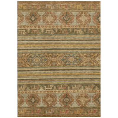 Tapis intérieur / extérieur beige Claritha