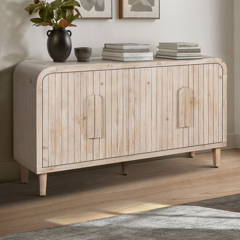 Buffet 59 po 59 po Farmhouse, Blanc antique