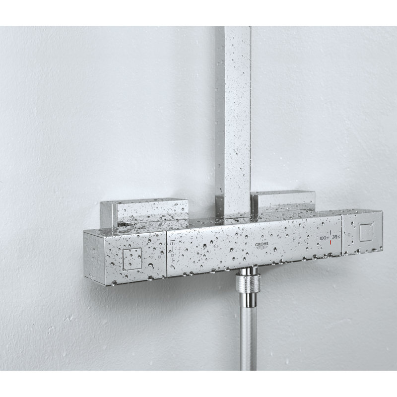 Euphoria Cube® Thermostatic Complete Shower System with TurboStat Technology
