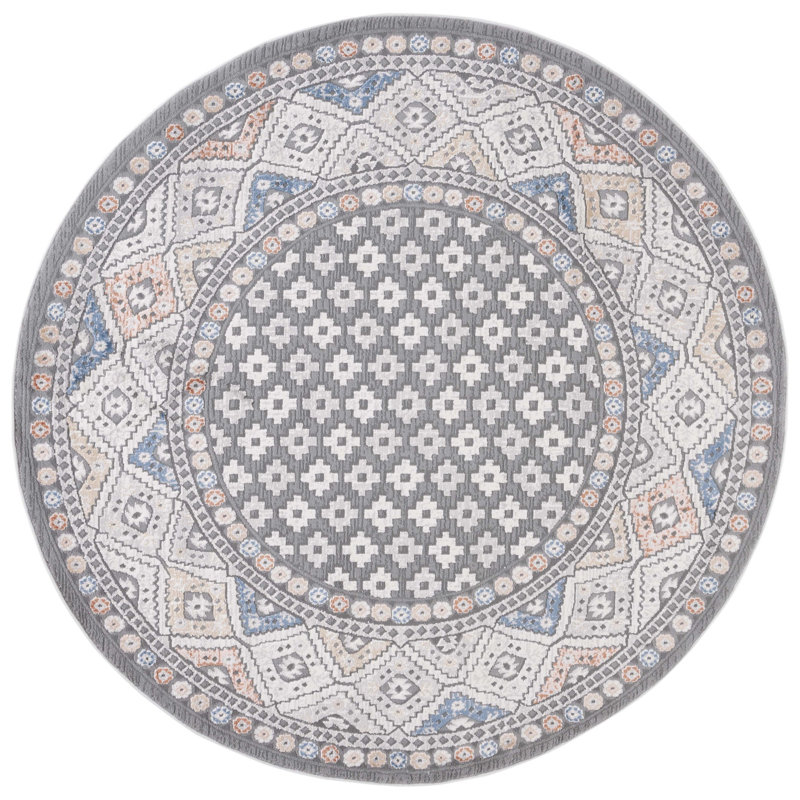 Aros Eternal Performance Geometric Rug, Rectangle 9' x 12'