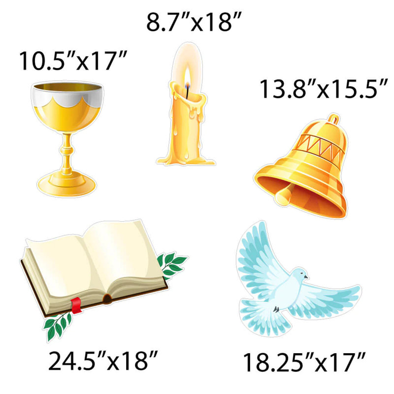 «He Is Risen Yard Signs», ensemble de 13 pièces de Pâques