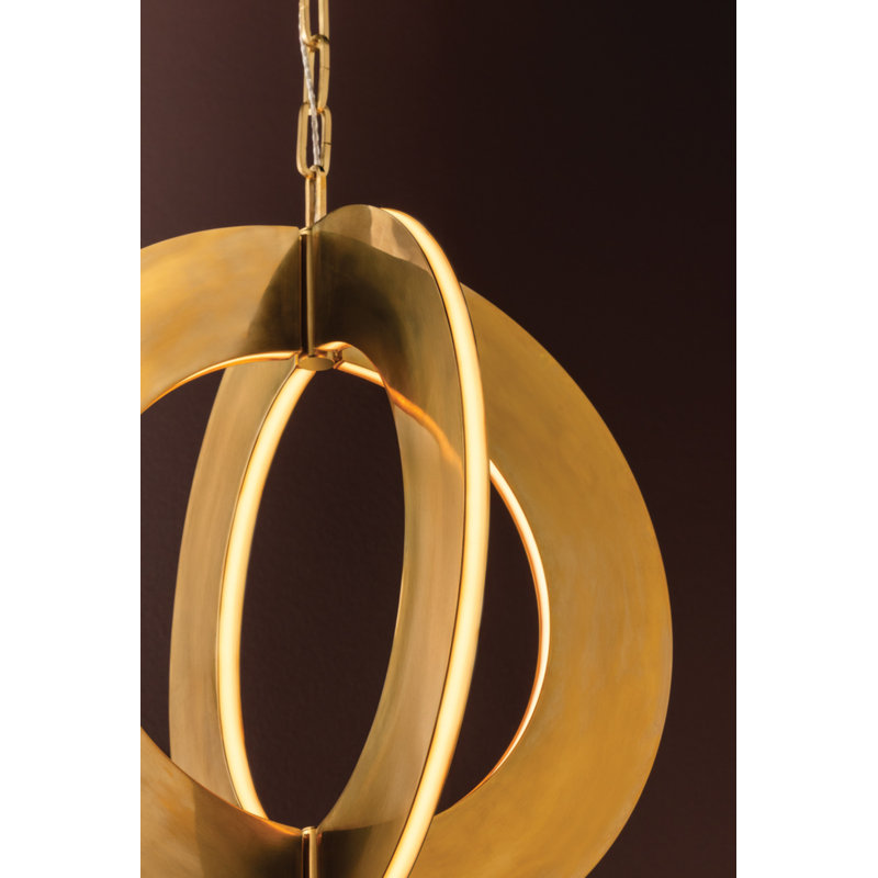 Samos Pendant in Vintage Brass