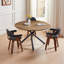 Table basse de 53,14 po en MDF et table de bout courte avec base en métal, facile à assembler-694314397