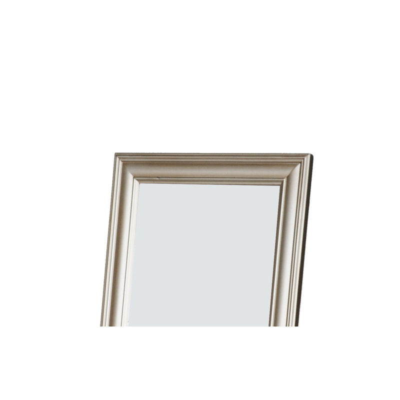 Wood Floor Mirror, Champagne