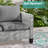 Outdoor PE Rattan Loveseat Sofa-758187500-758187491