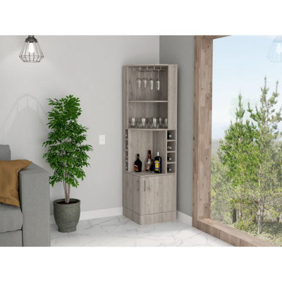 Syrah Corner Bar Cabinet