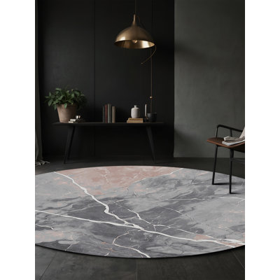 Tapis gris lavable à la machine