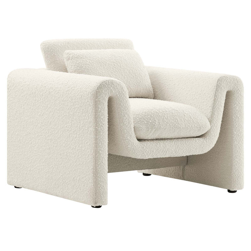 Modway Waverly Armchair, Ivory 