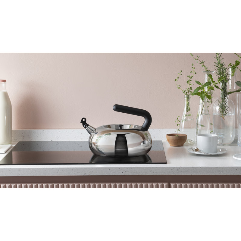 Achille Castiglioni Stainless Steel Whistling Kettle