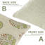 Housse de coussin en lin Fab divine Elegant, jeté, imprimé bloc (Mayra, vert)-106270075-106270073