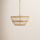 Foley 3 Light Rattan Dimmable Pendant