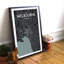 Melbourne City Map - No Frame Print-176346460