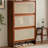 Adjustable Rattan Shoe Storage Cabinet