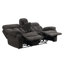 Ensemble de salon inclinable manuel en tissu de polyester 2 pièces Carlett-377464948
