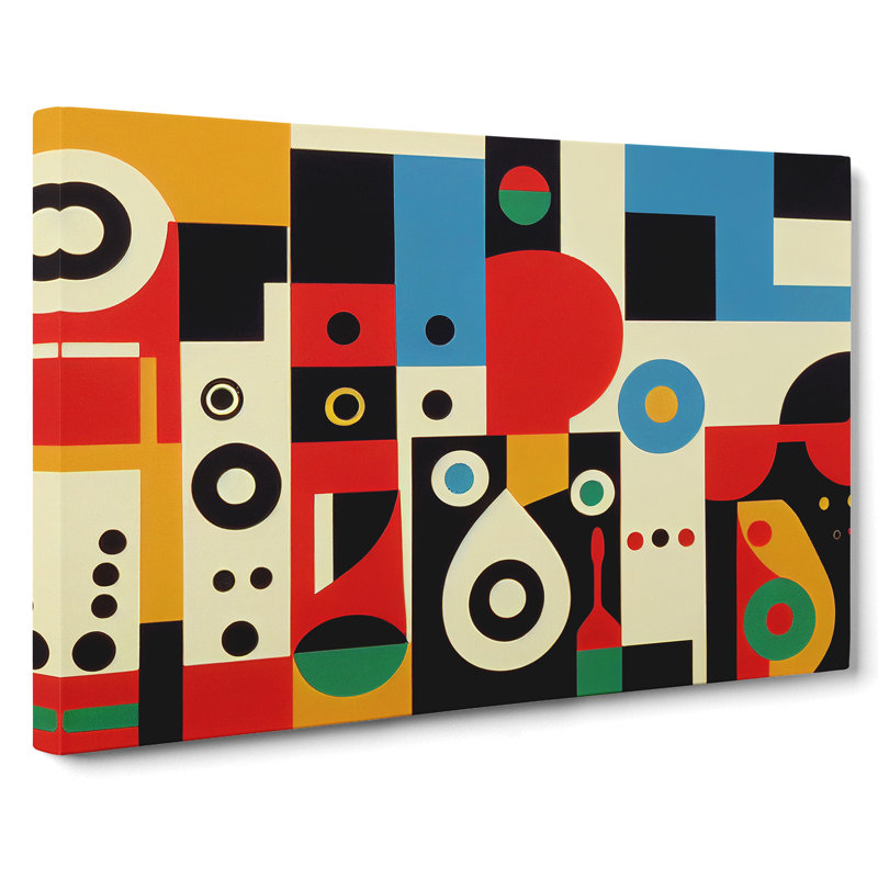 Bauhaus Modern Vol.2 Abstract - Wrapped Canvas, 40cm H x 60cm W x 3cm D