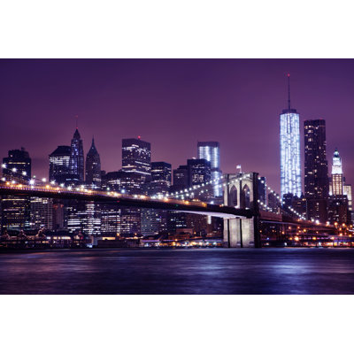 Brooklyn Bridge by ClaireMcAdams - Wrapped Canvas Print