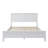 Modern White Solid Wood Platform Bed-646579865