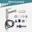Pull Out Single Hole Bathroom Sink Faucet With Pop Up Drain-110563320