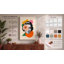 Portrait in Geometry Eclectic - Wrapped Canvas-1267209925-1267209926