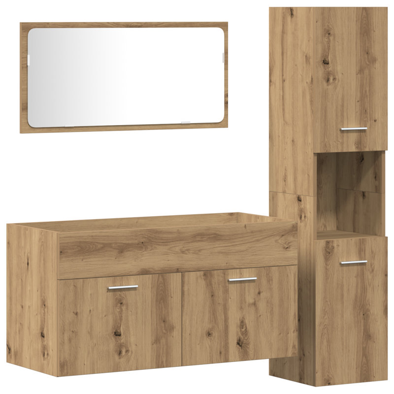 Doumet Bathroom Suite, Artisan Oak