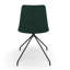 Chaise d'appoint rembourrée et revêtue de velours-690780400