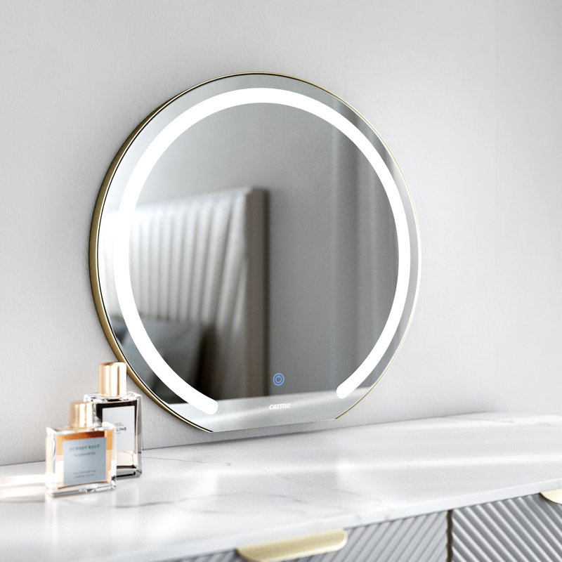 Iron Round Mirror