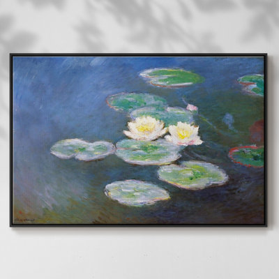 Nénuphars, effet de soirée, 1897, reproduction d'art sur toile
