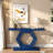 Modern Console Table With Striking Hexagon Legs, Premium Fir Veneer Finish, Durable Mdf Construction, Functional Storage, Easy Assembly - Ideal Entryway Accent Table For Hallway-876670737