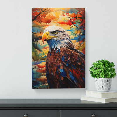 Eagle Expressionism - Wrapped Canvas
