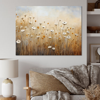 Minimalisme prairie magique III sur toile