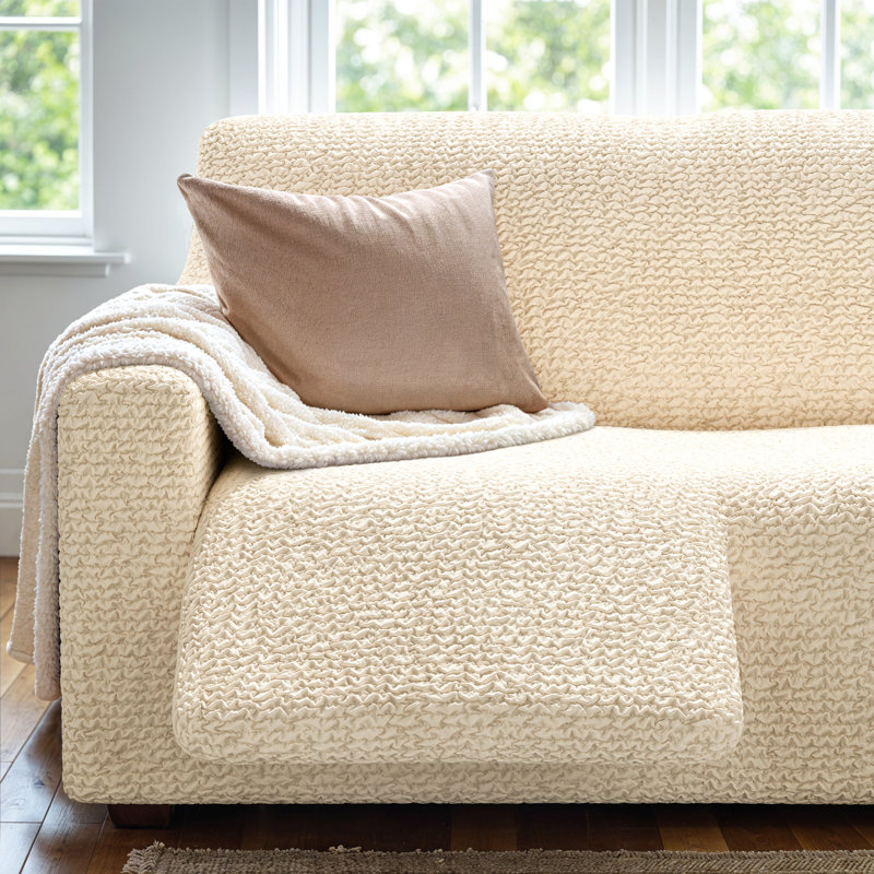 Housse extensible pour canapé inclinable - Facile à nettoyer et durable - Collection Comfort, H 35 po x l 85 po x P 40 po