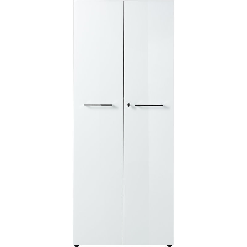Jorgensen 2 -Door 4 -Shelf, Navarre oak/White