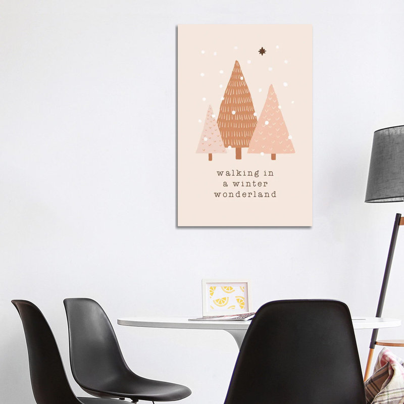 Walking In A Winter Wonderland - Wrapped Canvas Painting, 101.6 cm H x 66.04 cm W x 1.91 cm D