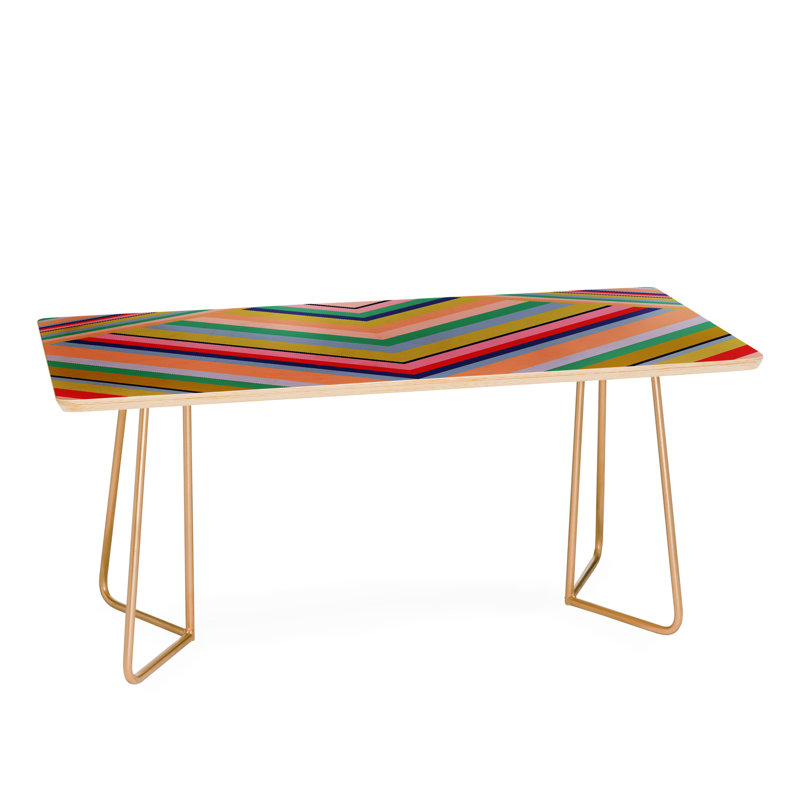Solid Wood Top Coffee Table