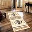 Tapis crème de style 5 pi 3 po x 7 pi 3 po, 100% polypropylène, teint, pour activités quotidiennes, et couleur pour animaux de compagnie, 5,25 pi 7,25 pi, fait de polypropylène, foyers actifs, avec envers en jute-197651555