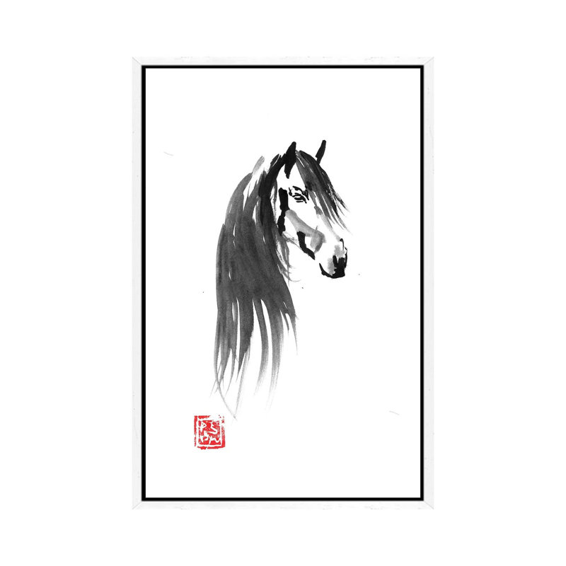 Pride by Péchane - Print on Canvas, White Framed, 66.04 cm H x 45.72 cm W