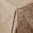 3 Piece Split Corner Pleated Quilted Bedspread Khaki Queen