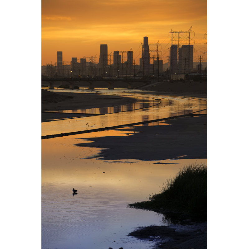 Los Angeles River by MattGush - Wrapped Canvas Print, 30cm H x 20cm W