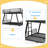 Metal Bunk Bed with Spdcial Support Leg Design, Low Profile Bunk Bed-1785058431