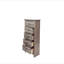 Mobilier de chambre à coucher avec tiroirs en bois naturel à finition naturelle 1 pièce