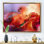 «Clouds of Red Mauve and Red», reproduction d'impression sur toile