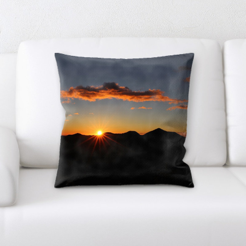 Coussin coucher de soleil
