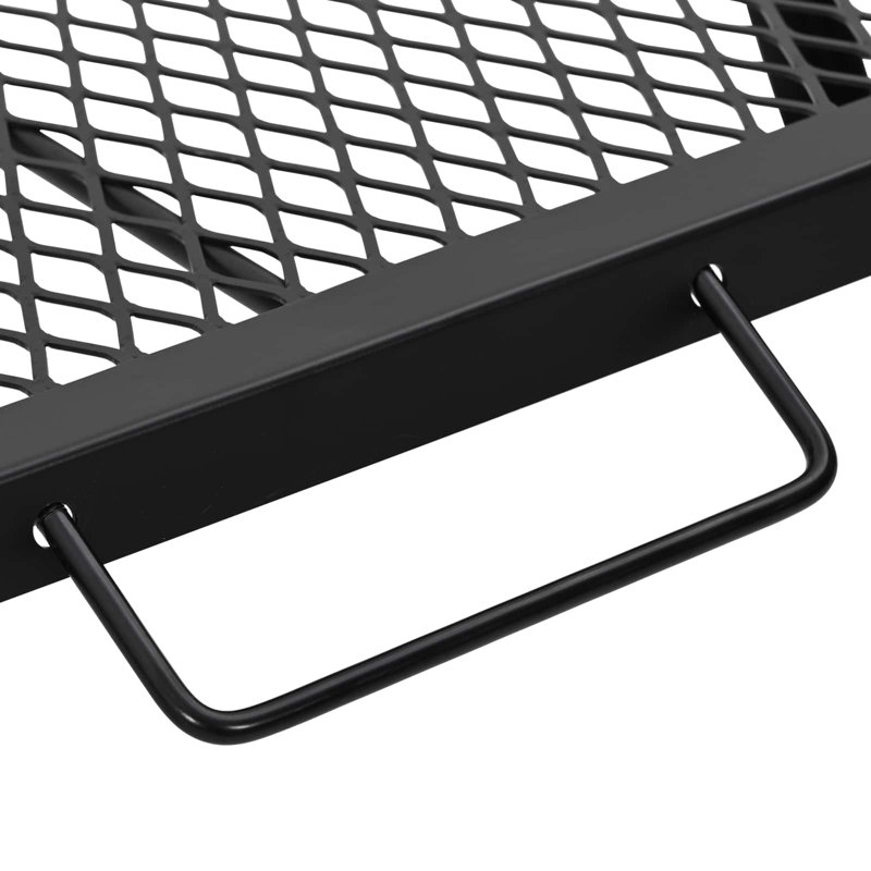 Gril de camping pliable Vidaxl noir 22,83 po x 12,20 po x 0,79 po