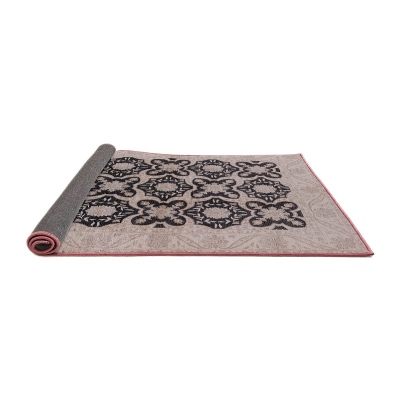 Tapis brun / beige Tecoma, Rond 8 pi