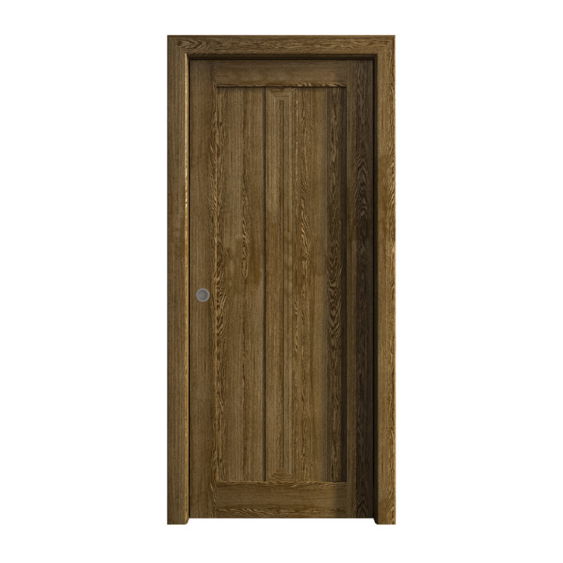 Porte coulissante à poche | Ego 5006 | Ensemble de quincaillerie de rail | Portes intérieures modernes en bois massif pour chambre à coucher